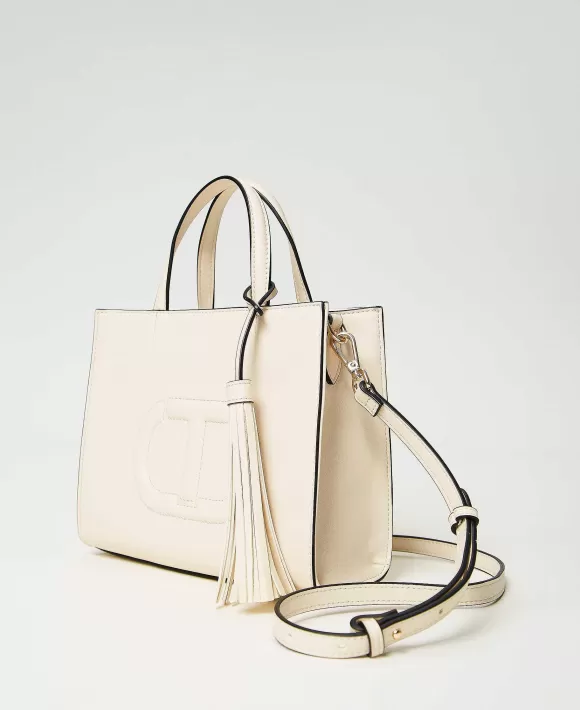 TWINSET Milano Borsa A Tracolla Con Oval T E Nappa Beige Shop
