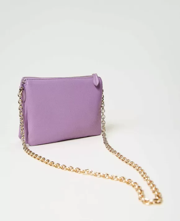 TWINSET Milano Borsa A Tracolla 'Via Manzoni' Media Con Borchie Viola Flash Sale